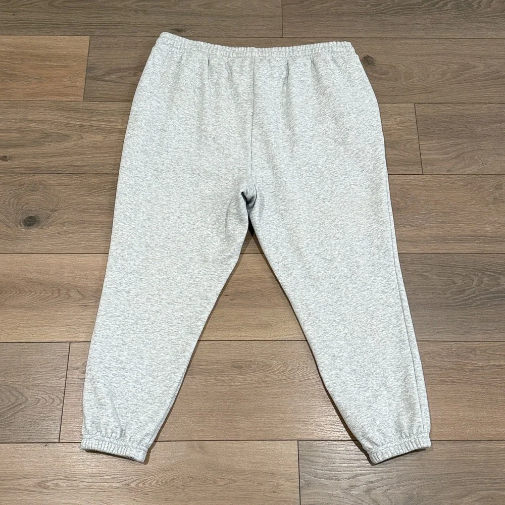 FABELTICS Light Grey‎ Heather Justin Sweatpant Cozy Fleece Jogger Pants Size 1X